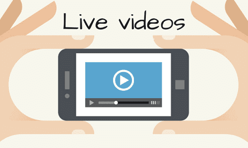 Social media live video tips